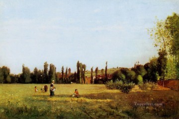 サンティレールのヴァレンヌ 1863年 カミーユ・ピサロ Oil Paintings